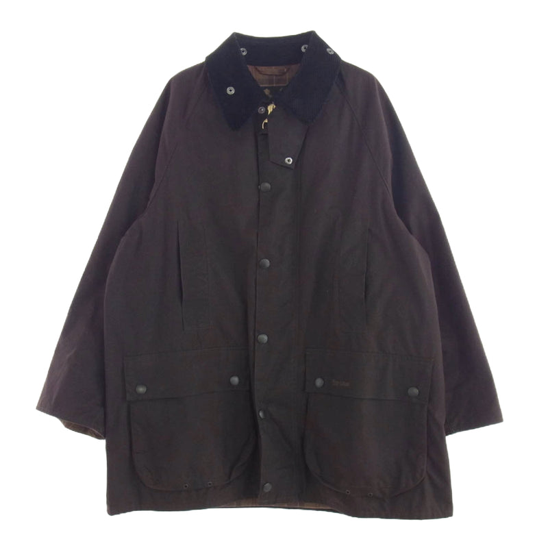 Barbour バブアー 242MWX2343 BEAUFORT ビューフォート　ワックス コットン ブルゾン オーバーサイズ フィット オイルド ジャケット ブラウン系 38【中古】