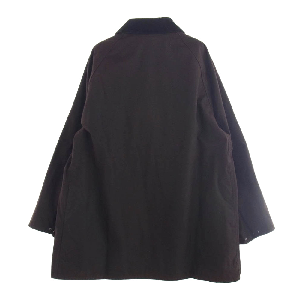Barbour バブアー 242MWX2343 BEAUFORT ビューフォート　ワックス コットン ブルゾン オーバーサイズ フィット オイルド ジャケット ブラウン系 38【中古】