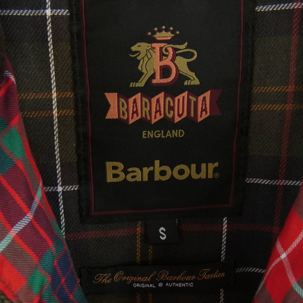 Barbour バブアー 24AW 242MWX2327 Baracuta WAX JACKET G9 バラクータ ワックス オイルド G9 ジャケット カーキ系 S【中古】