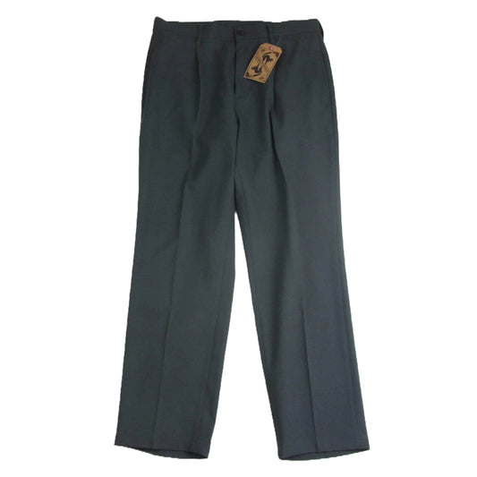 GANGSTERVILLE ギャングスタービル GSV-22-SS-20 THUG SLACKS 1タックトラウザーズ スラックス パンツ カーキ系 M【極上美品】【中古】