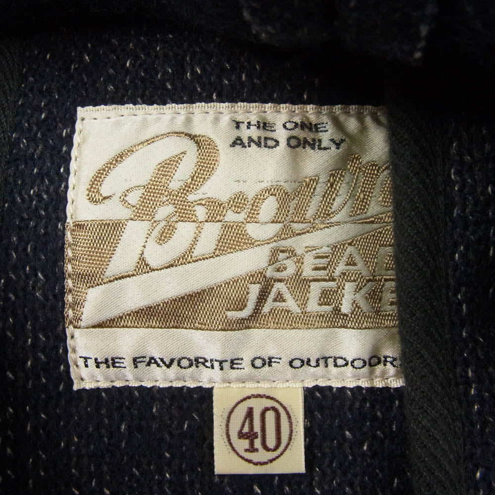 FULLCOUNT フルカウント BBJ10-004 BROWN'S BEACH JACKET ビーチ クロス ジャケット ネイビー系 40【中古】