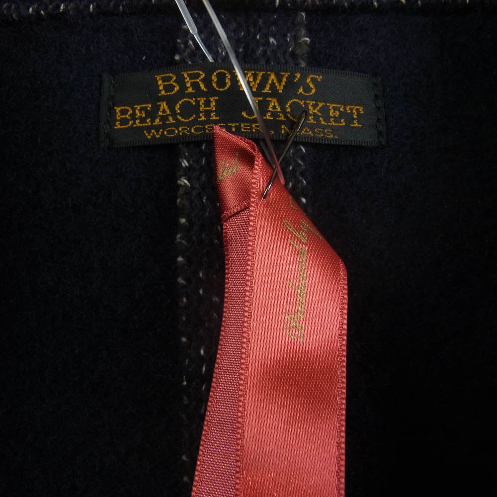 FULLCOUNT フルカウント BBJ10-004 BROWN'S BEACH JACKET ビーチ クロス ジャケット ネイビー系 40【中古】