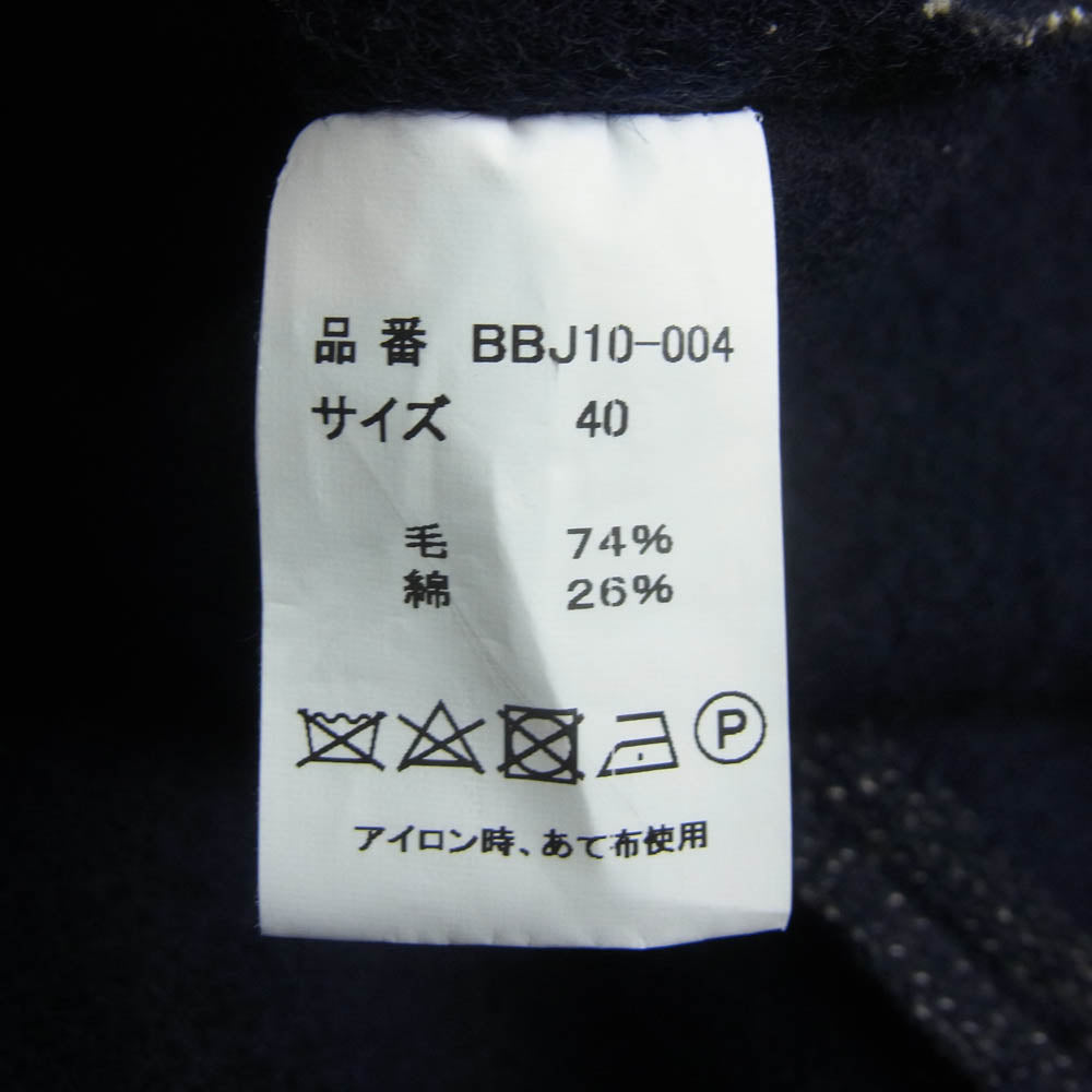 FULLCOUNT フルカウント BBJ10-004 BROWN'S BEACH JACKET ビーチ クロス ジャケット ネイビー系 40【中古】
