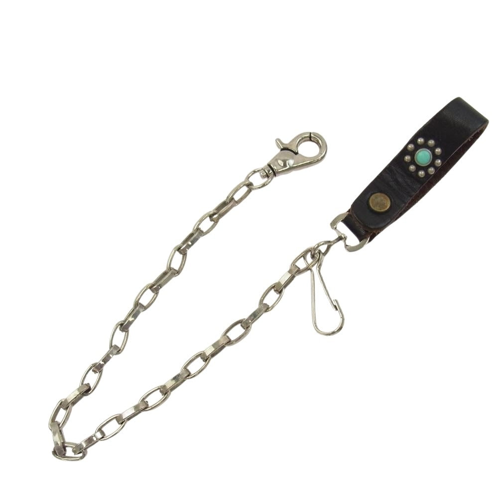 HTC エイチティーシー Wallet Chain ウォレット チェーン シルバー系 ブラック系【中古】