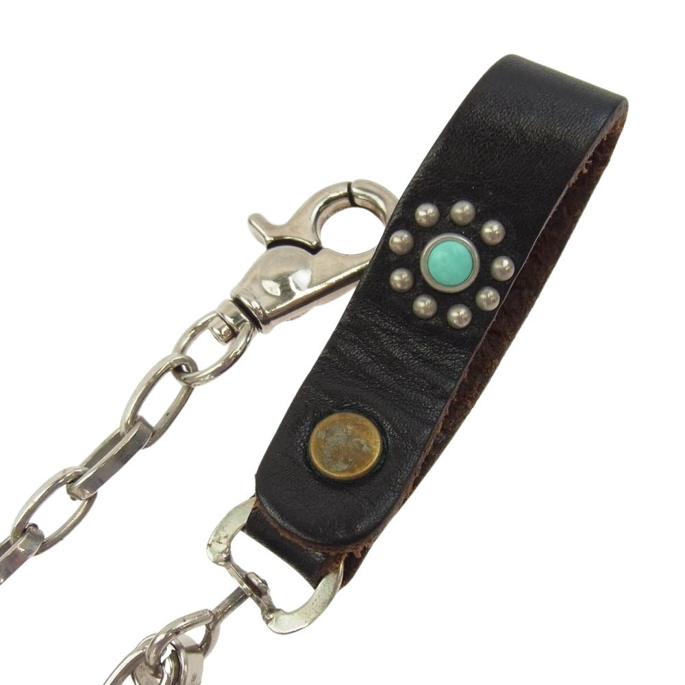 HTC エイチティーシー Wallet Chain ウォレット チェーン シルバー系 ブラック系【中古】