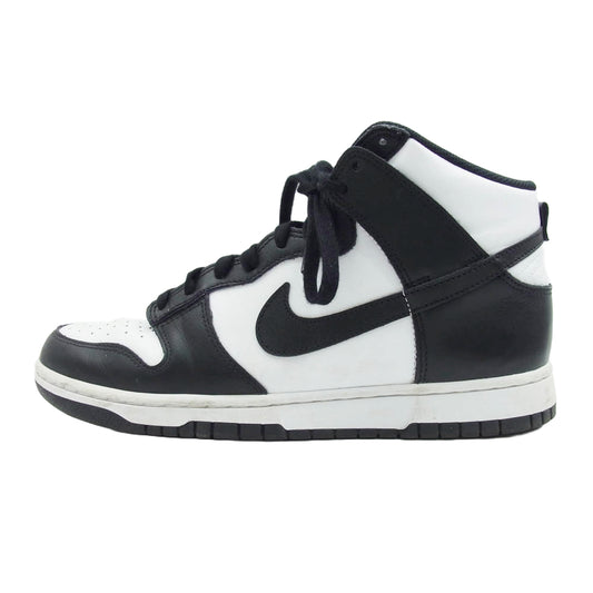 NIKE ナイキ DD1399-103 Dunk High Black and White ダンク ハイ ブラック アンド ホワイト スニーカー ブラック系 ホワイト系 27.5cm【中古】