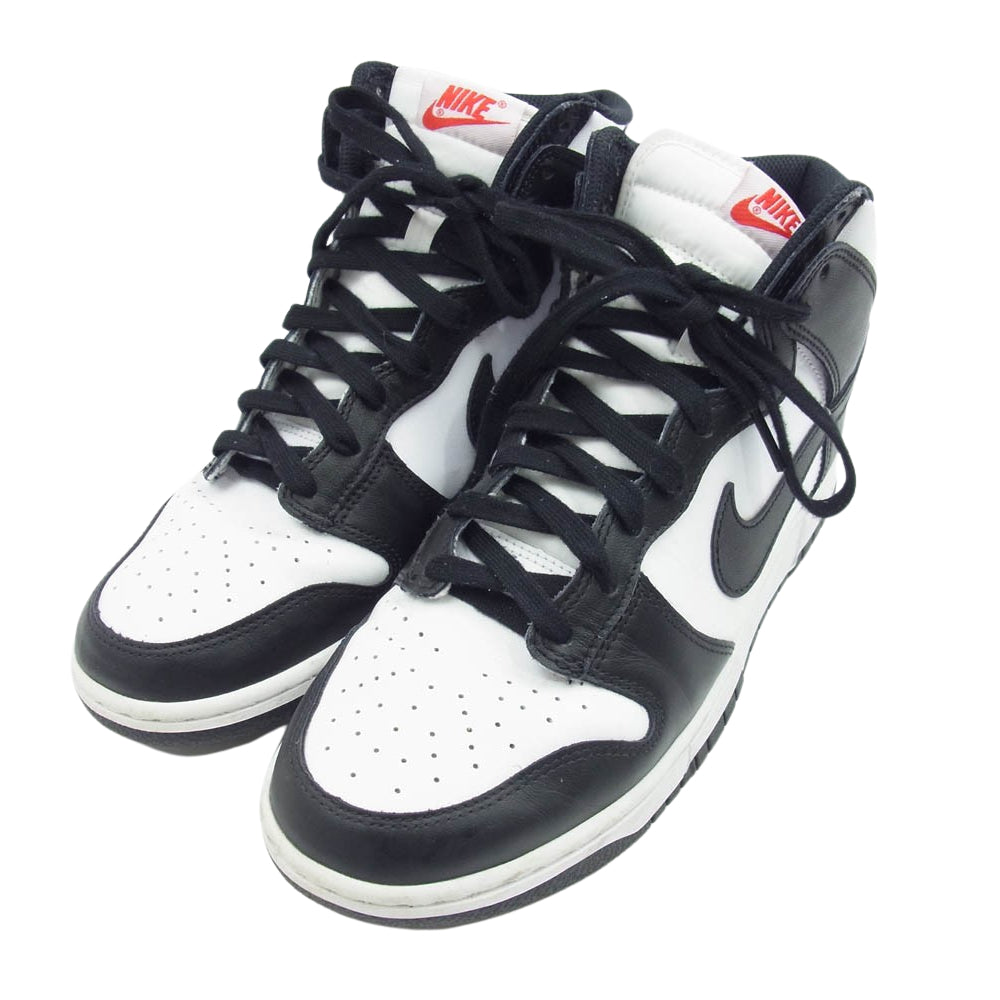 NIKE ナイキ DD1399-103 Dunk High Black and White ダンク ハイ ブラック アンド ホワイト スニーカー ブラック系 ホワイト系 27.5cm【中古】