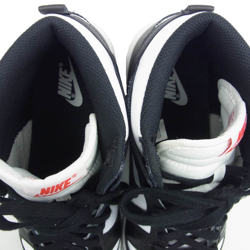 NIKE ナイキ DD1399-103 Dunk High Black and White ダンク ハイ ブラック アンド ホワイト スニーカー ブラック系 ホワイト系 27.5cm【中古】