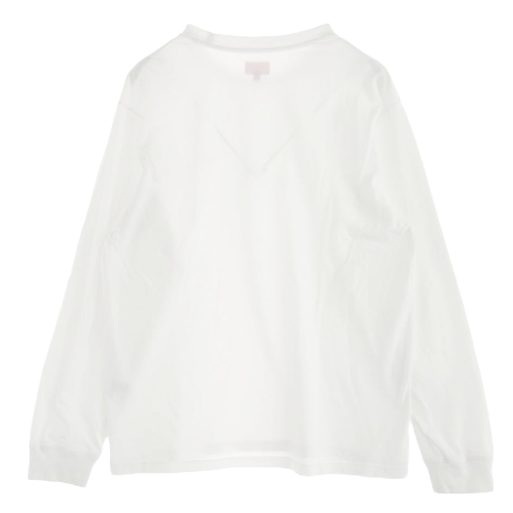 Supreme シュプリーム 23AW small box  L/S tee スモール ボックス ロゴ 長袖 Tシャツ ホワイト系 M【中古】