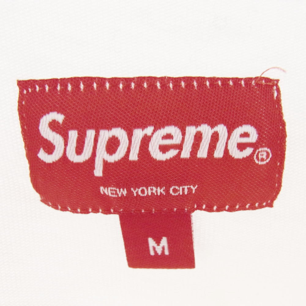 Supreme シュプリーム 23AW small box  L/S tee スモール ボックス ロゴ 長袖 Tシャツ ホワイト系 M【中古】