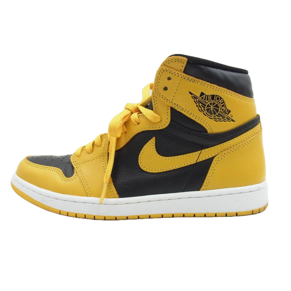 NIKE ナイキ 555088-701 Air Jordan 1 High OG Pollen エアジョーダン1 ハイ OG パラン スニーカー ブラック系 イエロー系 27.5cm【中古】