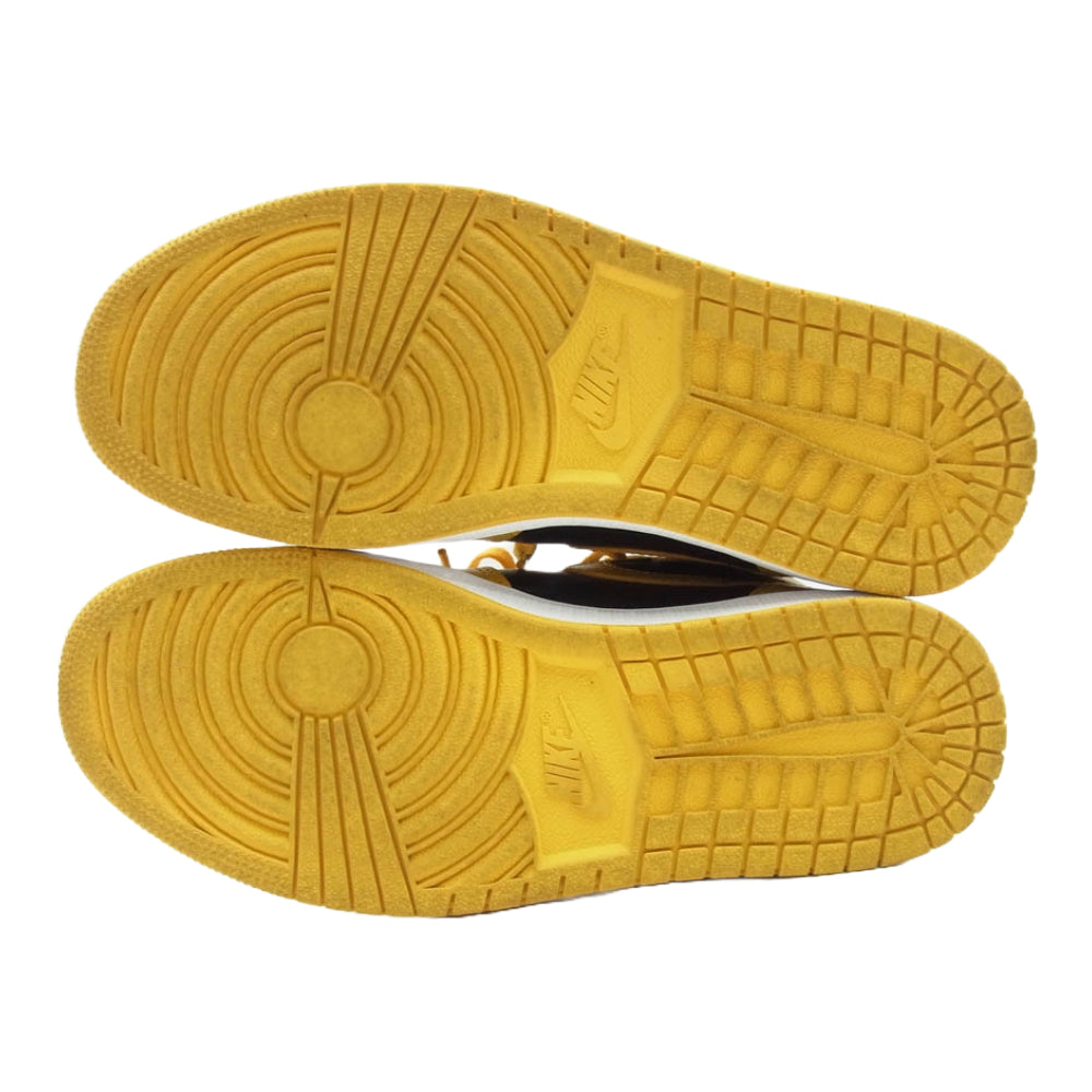 NIKE ナイキ 555088-701 Air Jordan 1 High OG Pollen エアジョーダン1 ハイ OG パラン スニーカー ブラック系 イエロー系 27.5cm【中古】