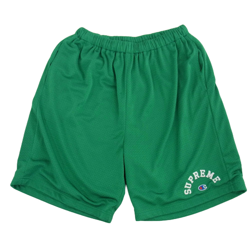 Supreme シュプリーム 24SS Champion Mesh Short チャンピオン メッシュ ショート パンツ グリーン系 M【中古】