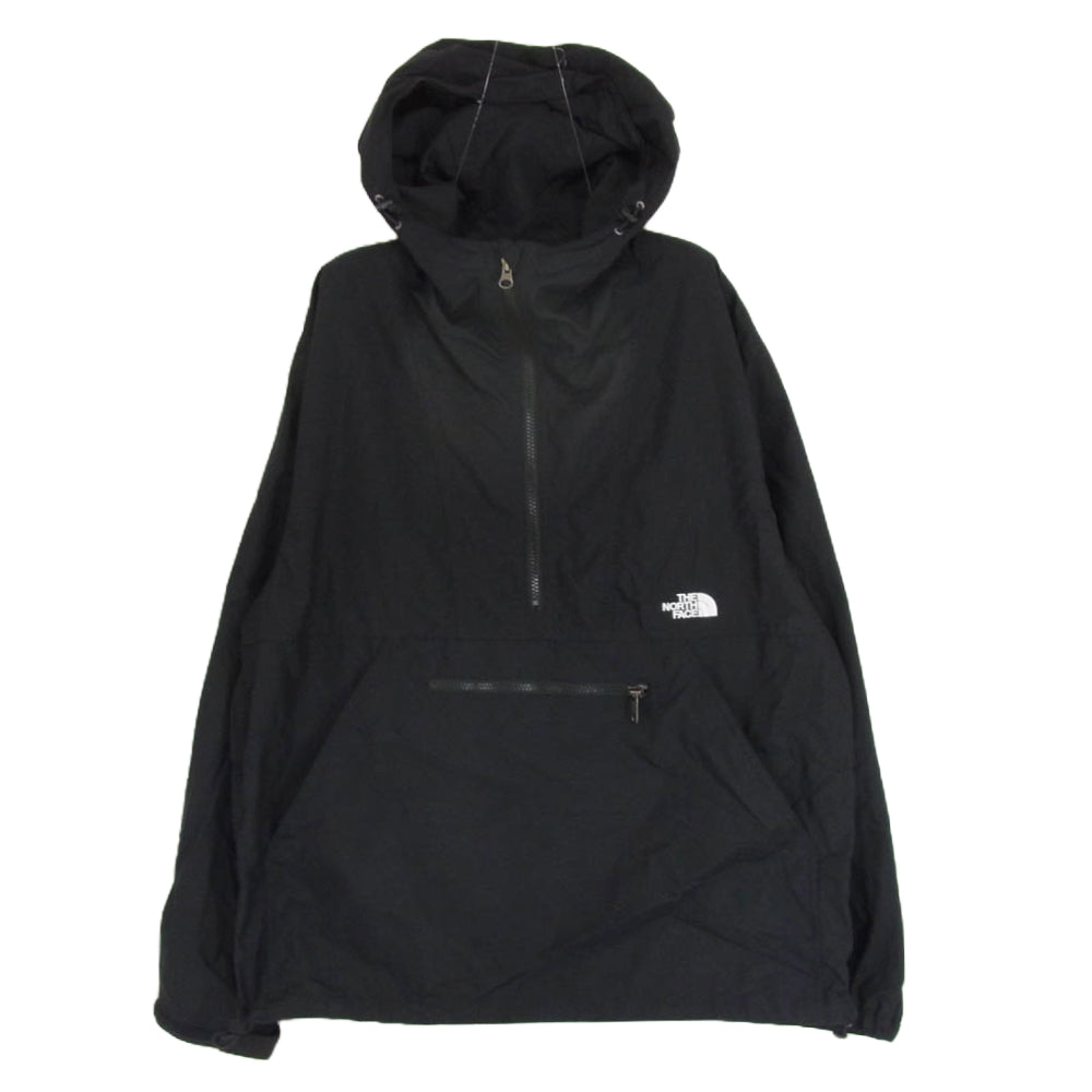 THE NORTH FACE ノースフェイス NP22333 Compact Anorak ナイロン アノラック パーカー ブラック系 L【中古】