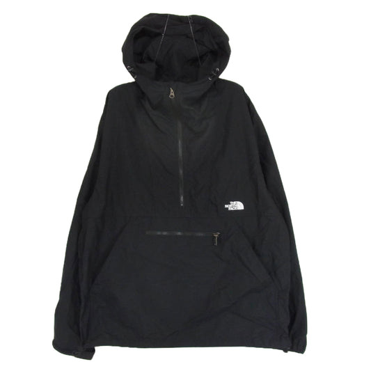 THE NORTH FACE ノースフェイス NP22333 Compact Anorak ナイロン アノラック パーカー ブラック系 L【中古】