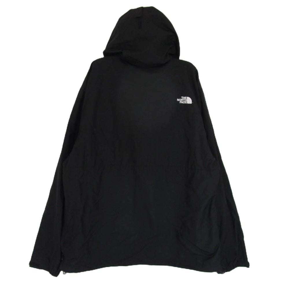 THE NORTH FACE ノースフェイス NP22333 Compact Anorak ナイロン アノラック パーカー ブラック系 L【中古】