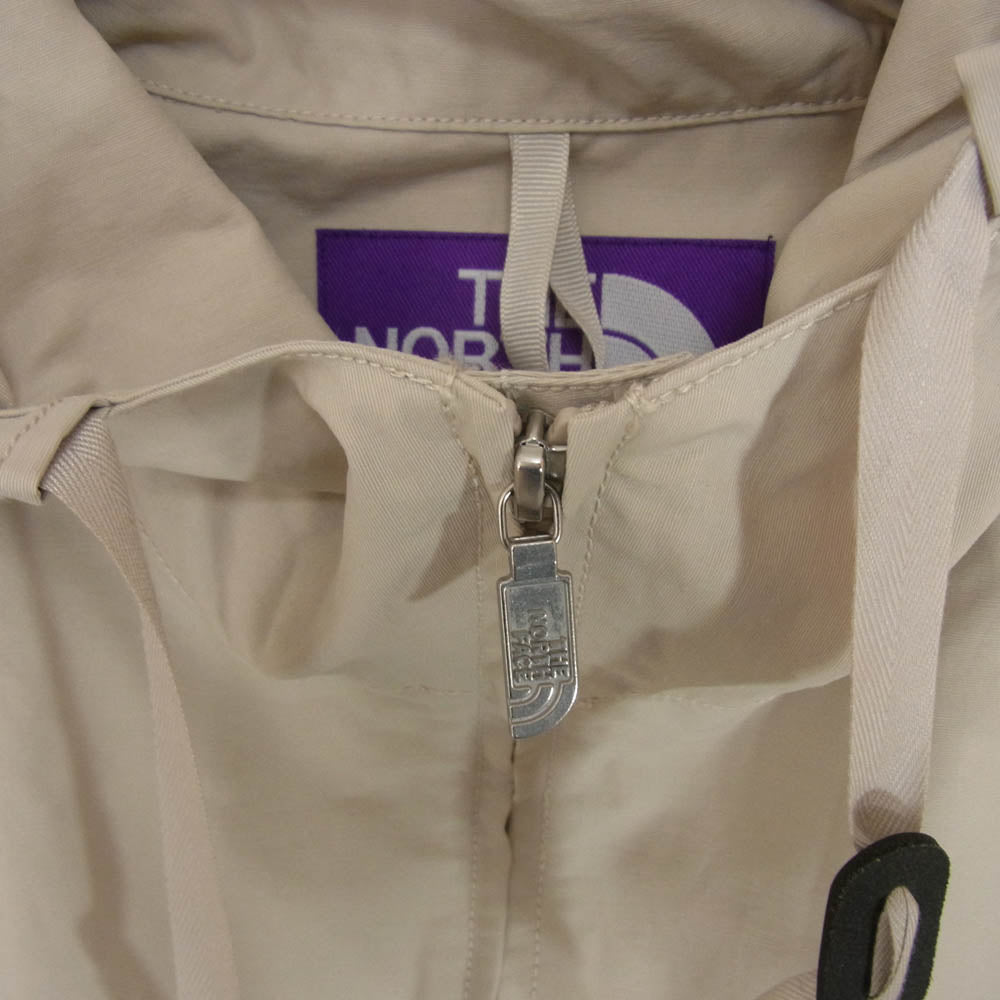 THE NORTH FACE ノースフェイス NP2309N PURPLE LABEL Mountain Wind Parka マウンテン ウィンド パーカー ベージュ系 L【中古】