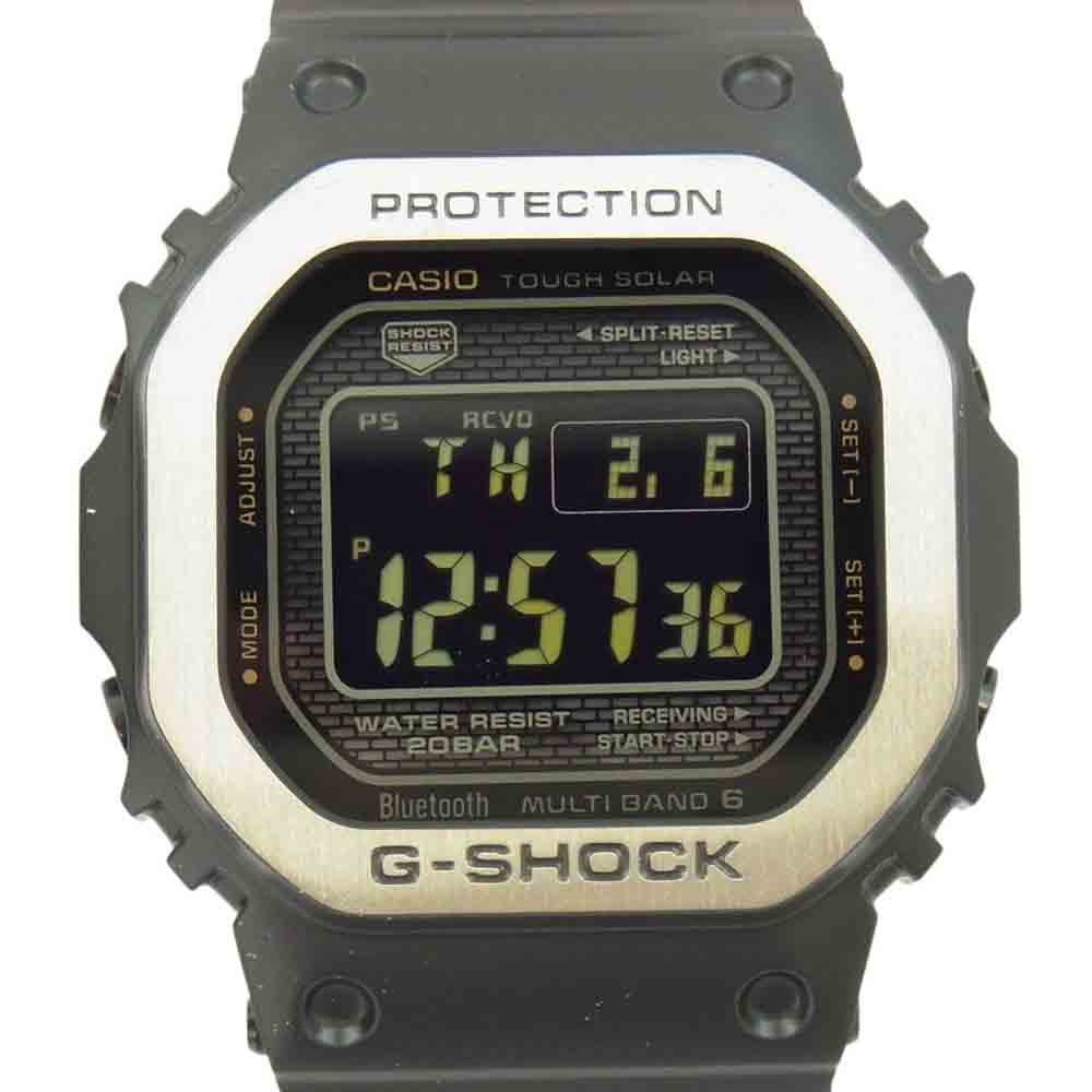 CASIO G-SHOCK カシオ ジーショック GMW-B5000MB-1JF FULL METAL 5000 SERIES Bluetooth デジタル液晶 腕時計 マルチバンド ブラック系【新古品】【未使用】【中古】