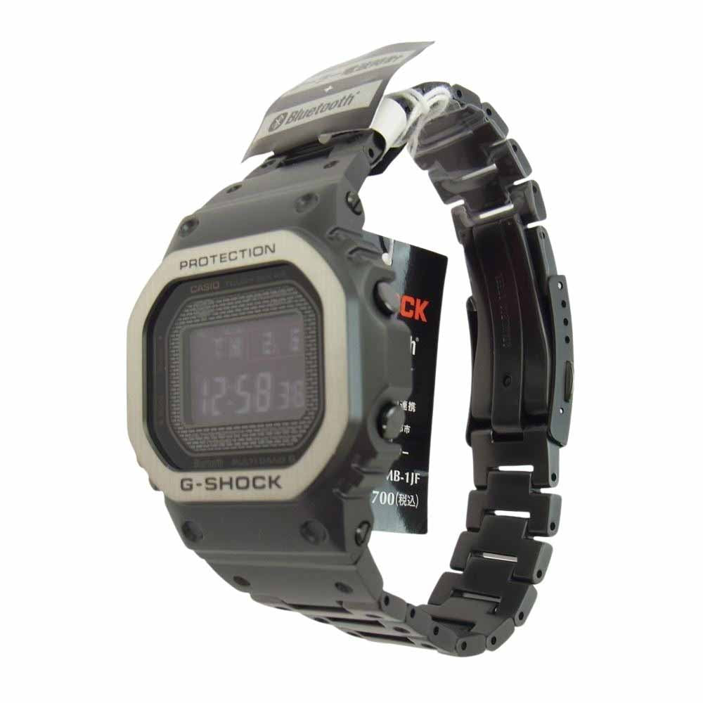 CASIO G-SHOCK カシオ ジーショック GMW-B5000MB-1JF FULL METAL 5000 SERIES Bluetooth デジタル液晶 腕時計 マルチバンド ブラック系【新古品】【未使用】【中古】