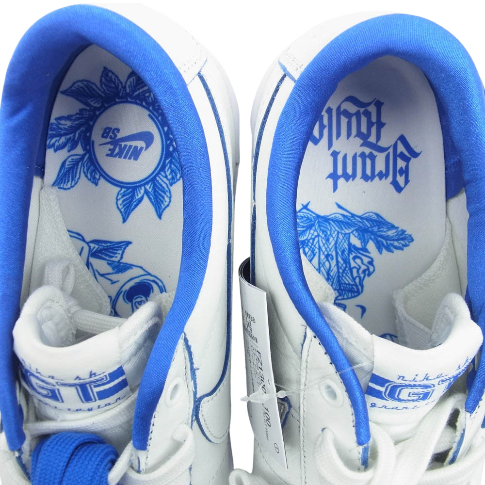 NIKE ナイキ FZ1300-100 SB Blazer Low Pro GT Summit White Game Royal ブレーザー ロー プロ ローカット スニーカー ホワイト系 28cm【新古品】【未使用】【中古】