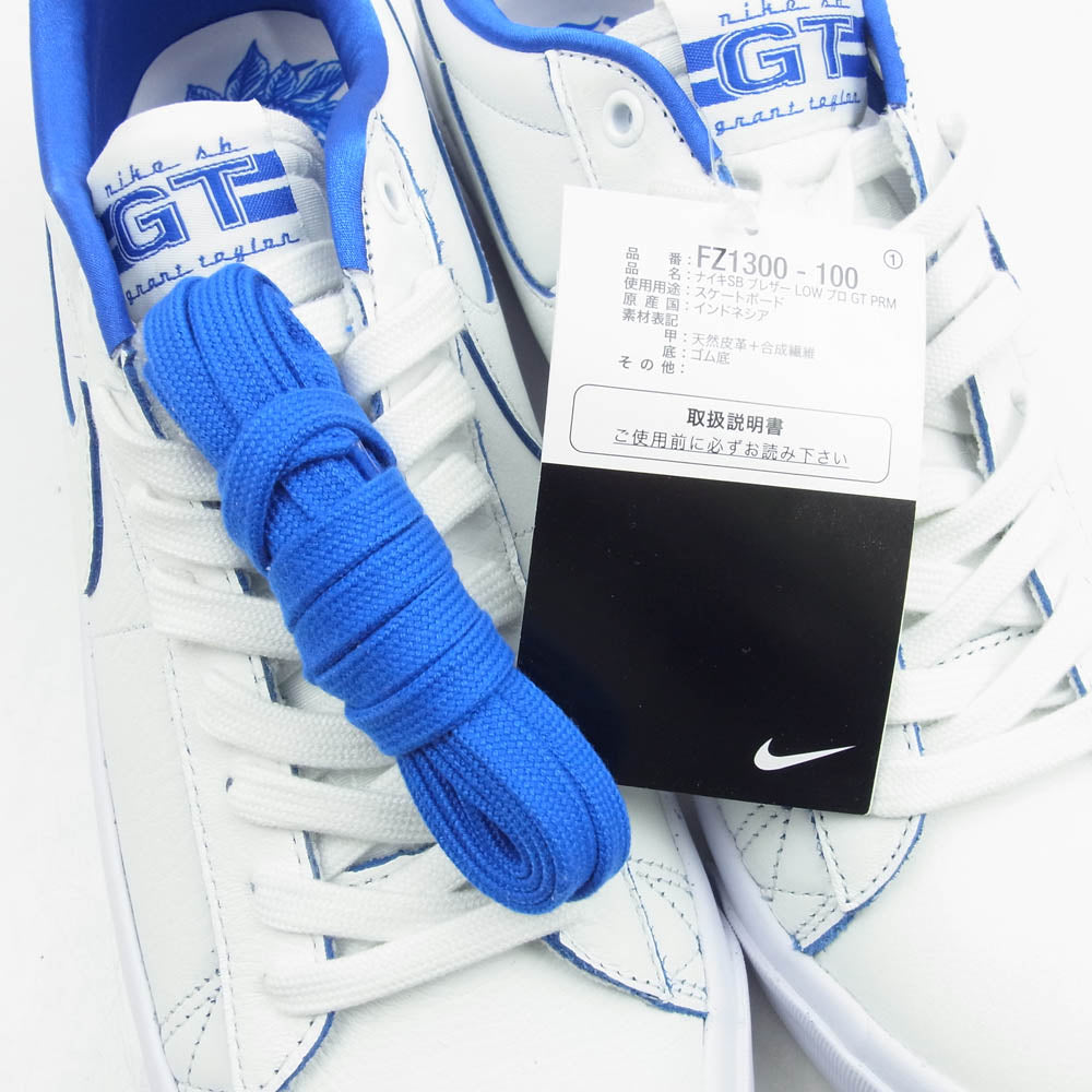 NIKE ナイキ FZ1300-100 SB Blazer Low Pro GT Summit White Game Royal ブレーザー ロー プロ ローカット スニーカー ホワイト系 28cm【新古品】【未使用】【中古】