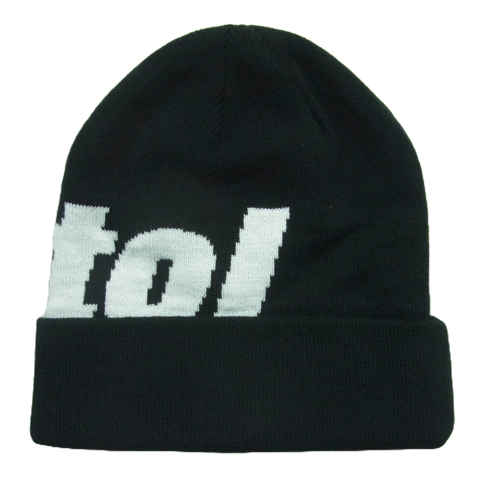 F.C.R.B. エフシーアールビー 23AW FCRB-232091 BIG LOGO KNIT CAP Beanie ビッグロゴ ニット キャップ ビーニー ブラック系 ホワイト系 F【新古品】【未使用】【中古】
