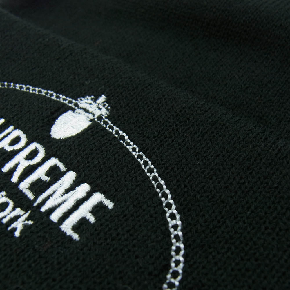 Supreme シュプリーム 24AW Crest Beanie クレスト ビーニー ニット帽 ニットキャップ ブラック系【新古品】【未使用】【中古】