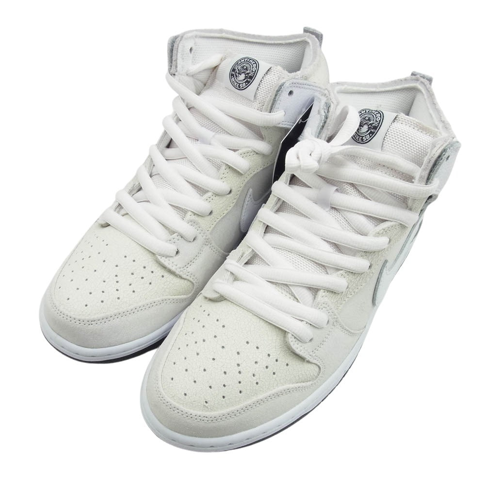 NIKE ナイキ HM5837-100 × ANTIHERO アンタイヒーロー SB Dunk High QS White ダンクハイ ハイカット スニーカー ホワイト系 28cm【新古品】【未使用】【中古】