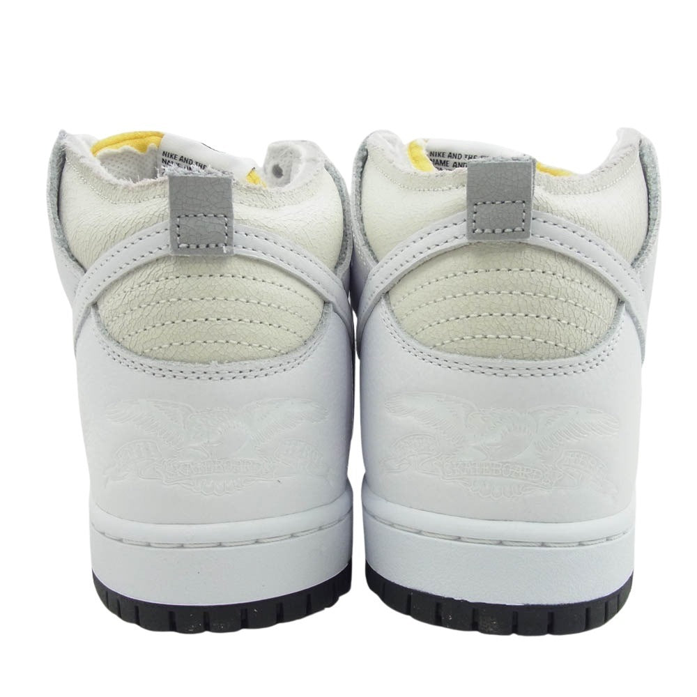 NIKE ナイキ HM5837-100 × ANTIHERO アンタイヒーロー SB Dunk High QS White ダンクハイ ハイカット スニーカー ホワイト系 28cm【新古品】【未使用】【中古】
