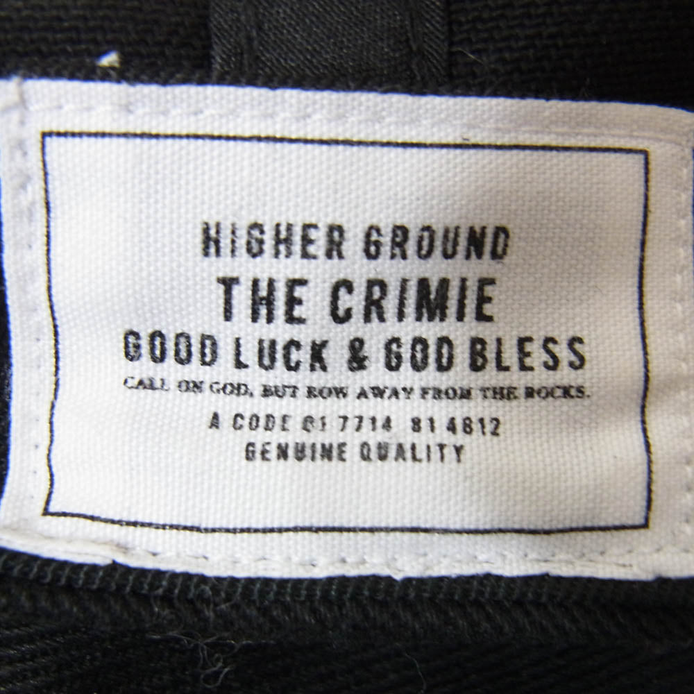 CRIMIE クライミー BB Cap ストラップ バック キャップ ブラック系【中古】