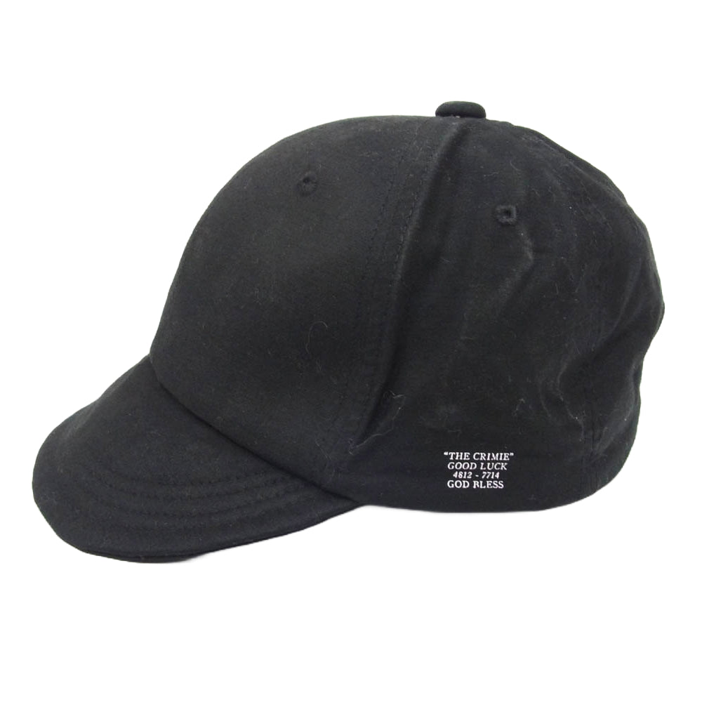 CRIMIE クライミー MILITARY CAP BLACK ミリタリー キャップ ブラック系【中古】