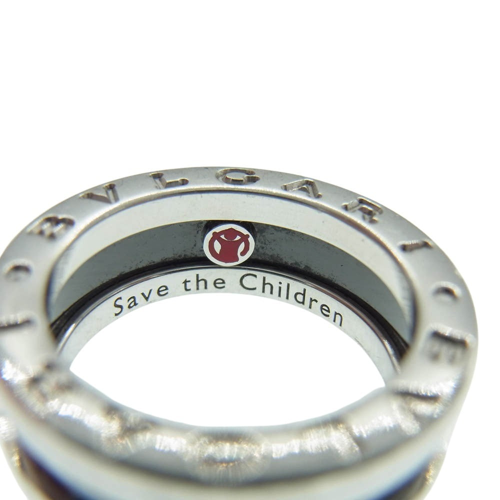 BVLGARI ブルガリ B-zero1 セーブザチルドレン ビーゼロワン シルバー リング シルバー系 6.5号【中古】