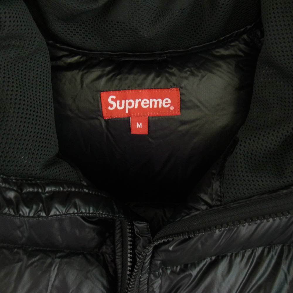 Supreme シュプリーム 20AW Hooded Down Jacket ロゴ フーデッド フード ダウンジャケット ブラック系 M【中古】