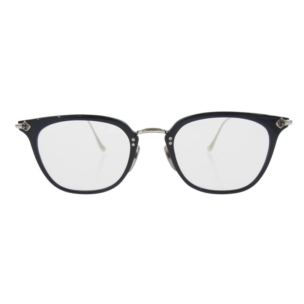 CHROME HEARTS クロムハーツ（原本無） SHAGASS サイドクロステンプルウェリントン クリアフレーム メガネ 眼鏡【中古】