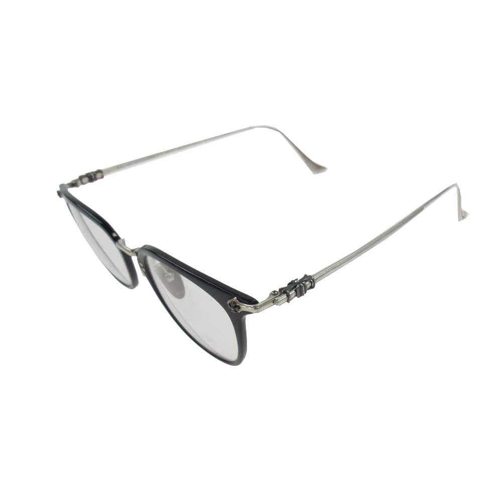 CHROME HEARTS クロムハーツ（原本無） SHAGASS サイドクロステンプルウェリントン クリアフレーム メガネ 眼鏡【中古】