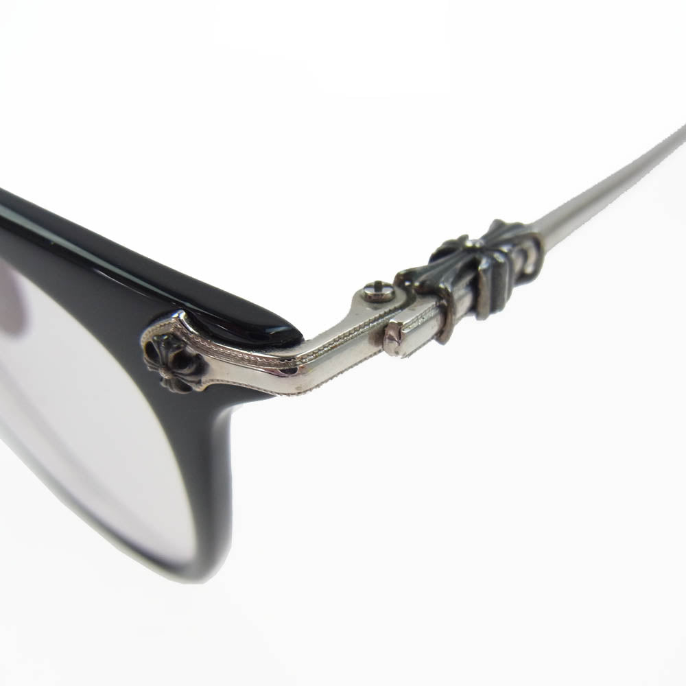 CHROME HEARTS クロムハーツ（原本無） SHAGASS サイドクロステンプルウェリントン クリアフレーム メガネ 眼鏡【中古】