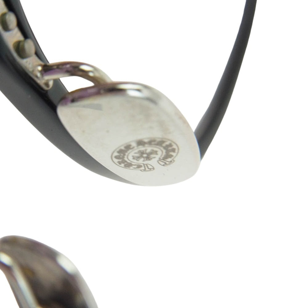 CHROME HEARTS クロムハーツ（原本無） SHAGASS サイドクロステンプルウェリントン クリアフレーム メガネ 眼鏡【中古】