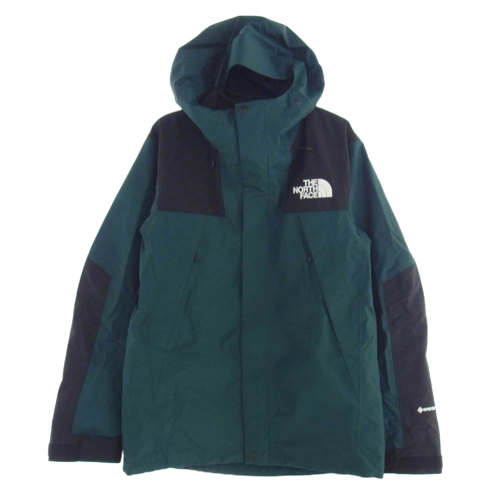 THE NORTH FACE ノースフェイス NP61800 Mountain Jacket GORE TEX マウンテン ジャケット ゴアテックス ボタニカルガーデングリーン グリーン系 ブラック系 L【中古】