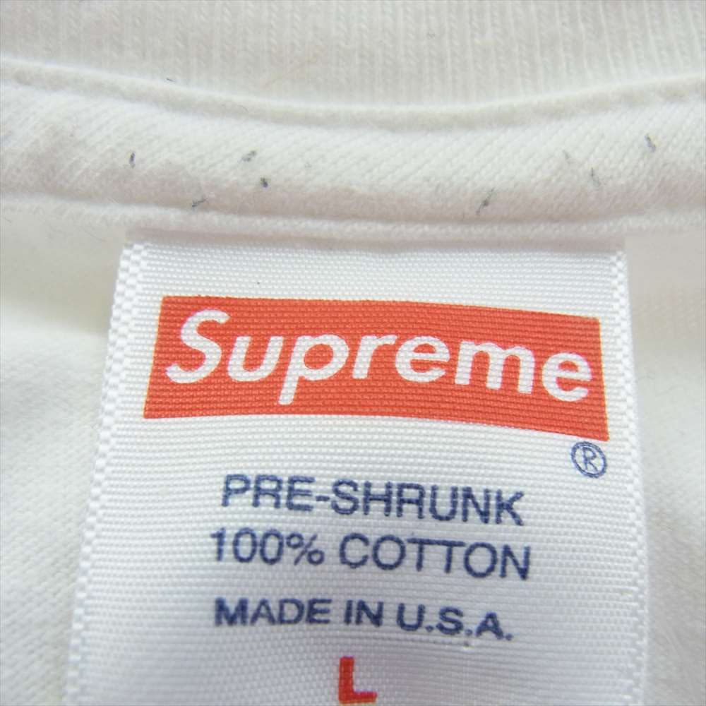 Supreme シュプリーム 20AW Box Logo L/S Tee ボックスロゴ 長袖 Tシャツ ロングスリーブ カットソー ホワイト系 L【中古】