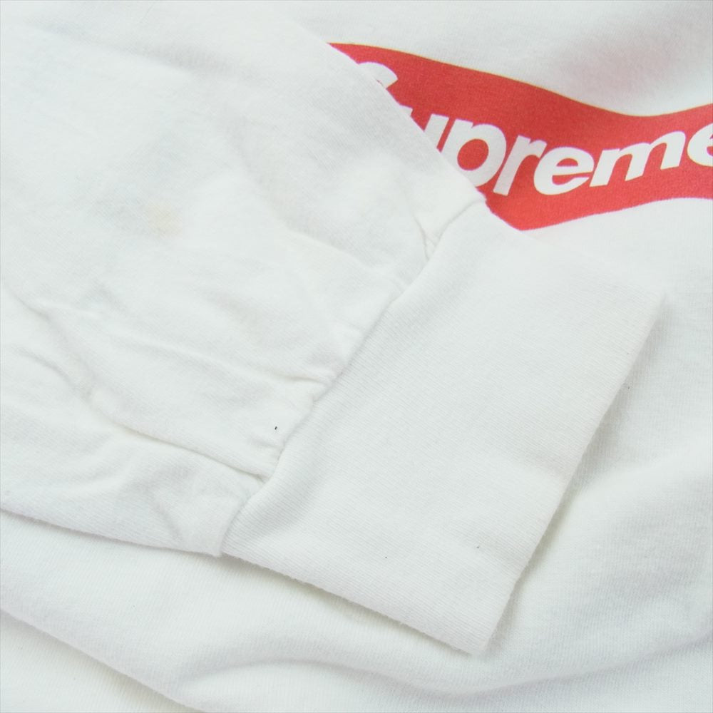 Supreme シュプリーム 20AW Box Logo L/S Tee ボックスロゴ 長袖 Tシャツ ロングスリーブ カットソー ホワイト系 L【中古】