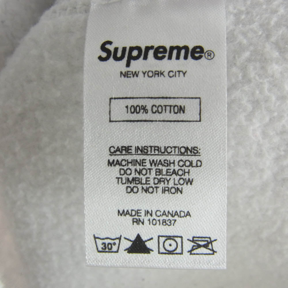 Supreme シュプリーム 18AW BOX LOGO CREWNECK SWEAT SHIRT ボックス ロゴ クルーネック スウェット シャツ グレー系 L【中古】