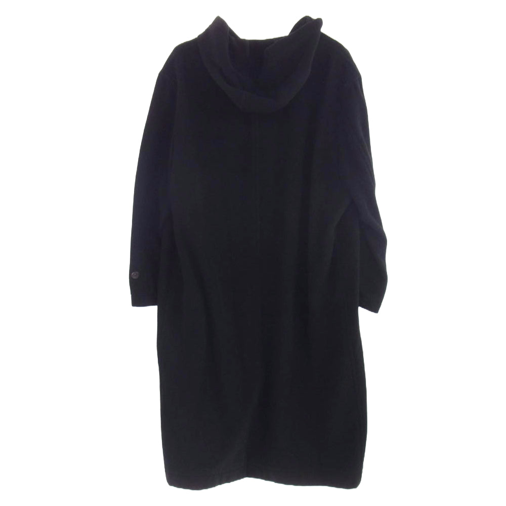 COMME des GARCONS HOMME PLUS コムデギャルソンオムプリュス AD1991 PC-05100Z 90s アーカイブ ジップアップ ウール ロング パーカー ブラック系 M【中古】