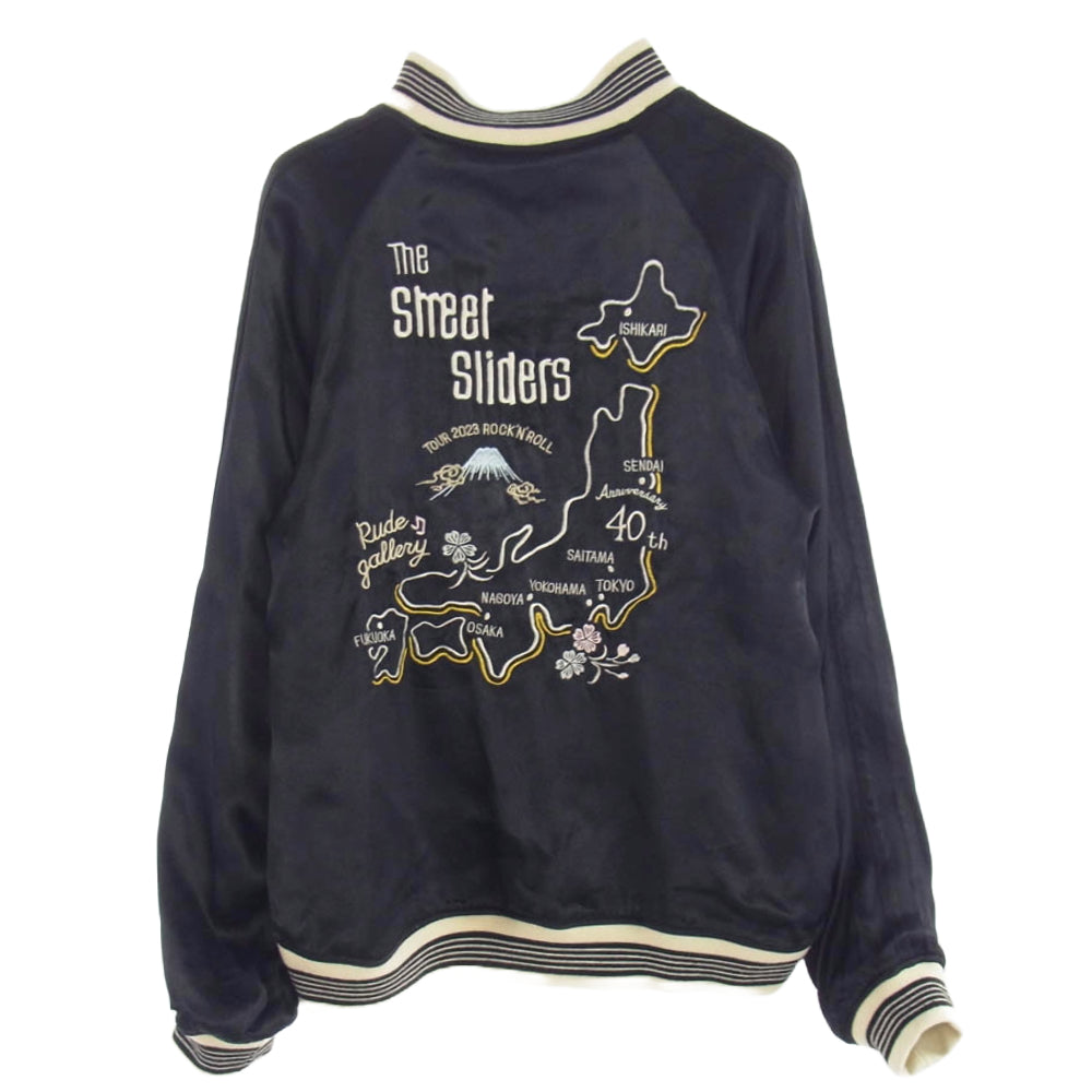 RUDE GALLERY ルードギャラリー RG0772-5 The Street Sliders Collaboration TOKYO JUNK ハリー監修 バック刺繍 リバーシブル スカジャン XL【中古】