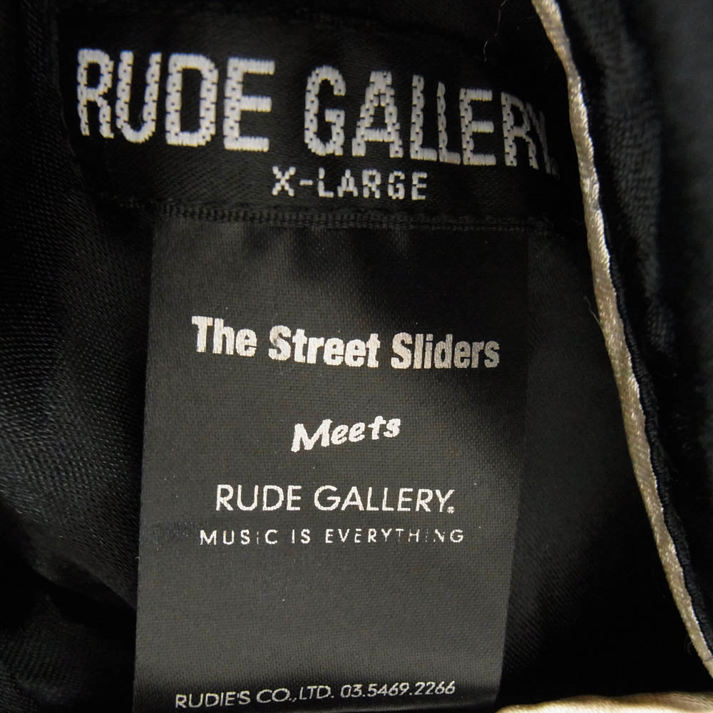 RUDE GALLERY ルードギャラリー RG0772-5 The Street Sliders Collaboration TOKYO JUNK ハリー監修 バック刺繍 リバーシブル スカジャン XL【中古】