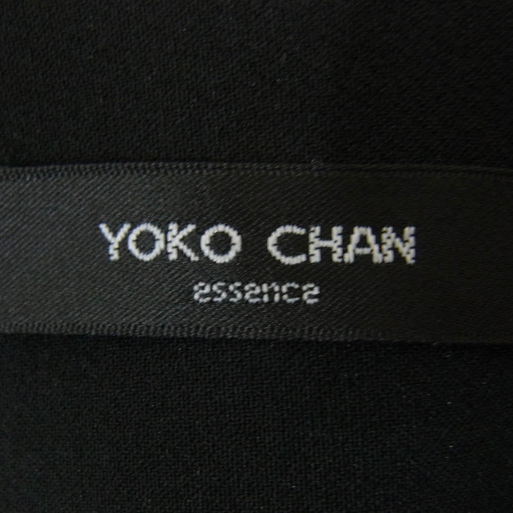 YOKO CHAN ヨーコチャン YEJ-318-003 ノーカラー テーラード ジャケット ブラック系 40【美品】【中古】