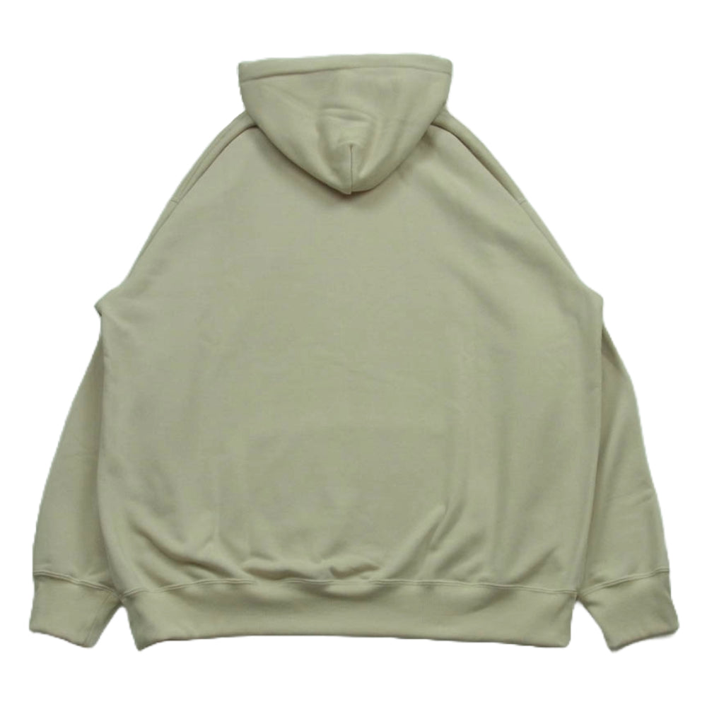CALEE キャリー 23SS 23SS030 Aeroknot CALEE arch logo pullover hoodie ロゴ刺繍 プルオーバー パーカー フーディー ベージュ系 XL【中古】