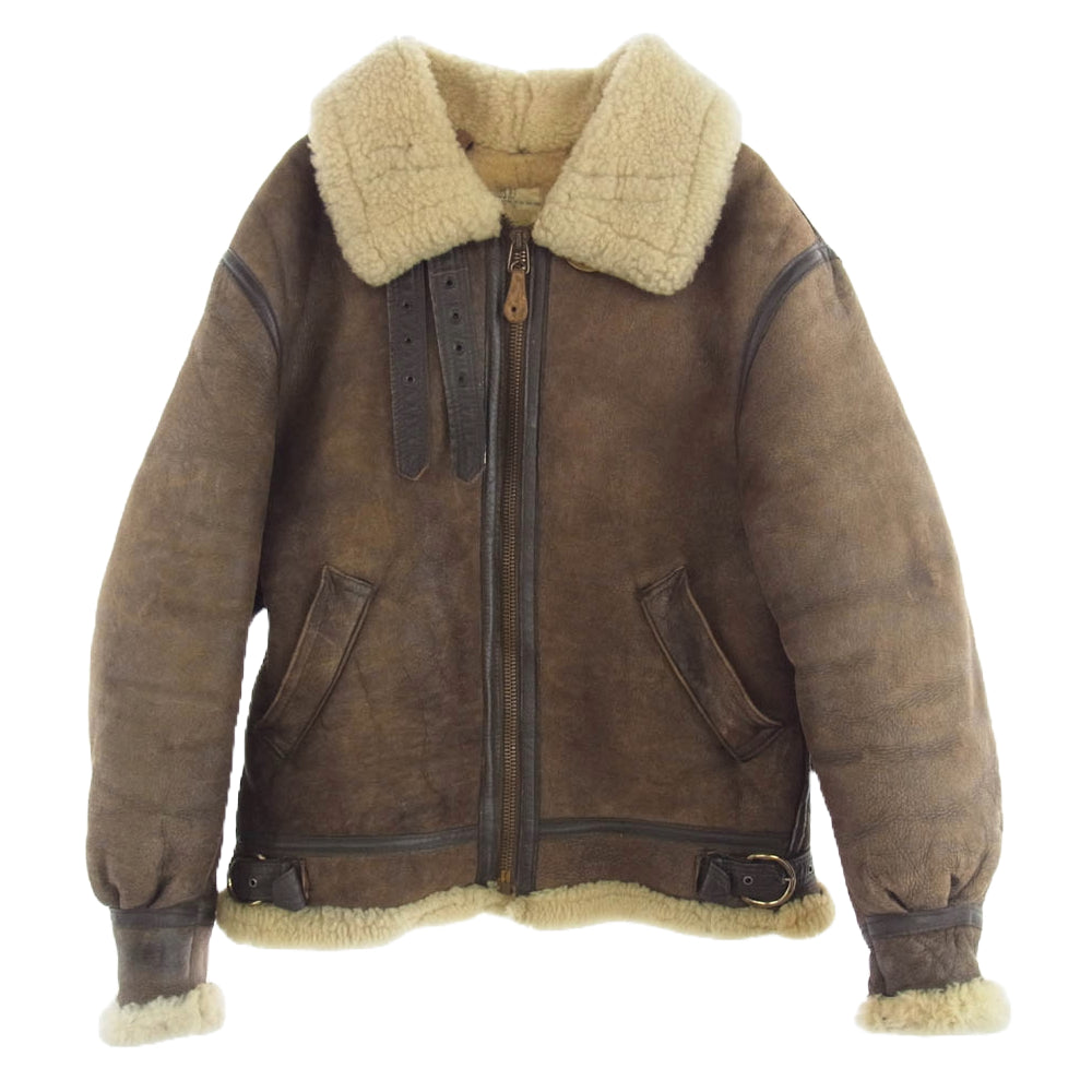 オーチャード TYPE B-3 FLIGHT JACKET ムートン ボア フライト ジャケット ブラウン系 サイズ不明【中古】