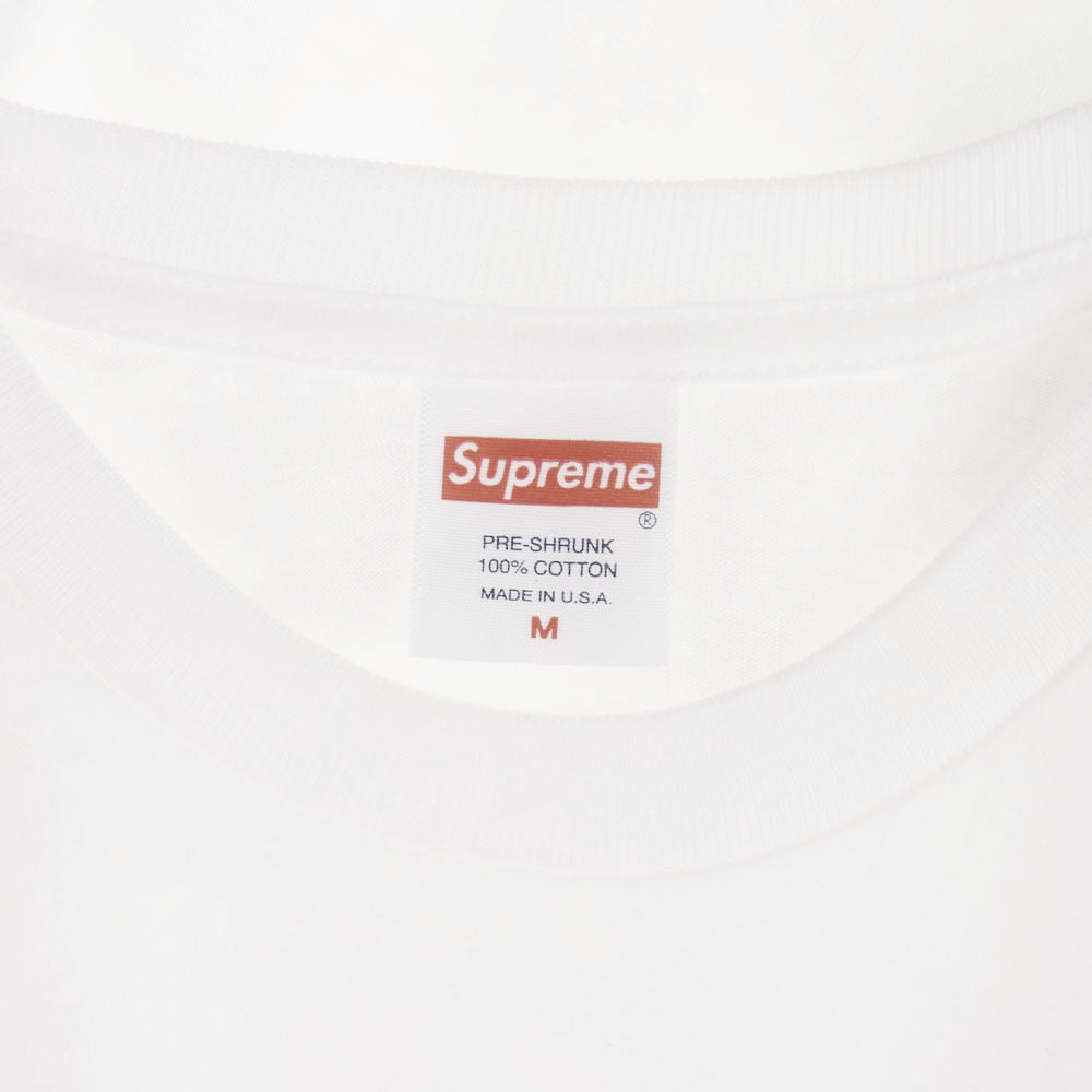 Supreme シュプリーム 23SS Arabic Logo Tee アラビック ロゴ Tシャツ 半袖 ホワイト系 M【新古品】【未使用】【中古】