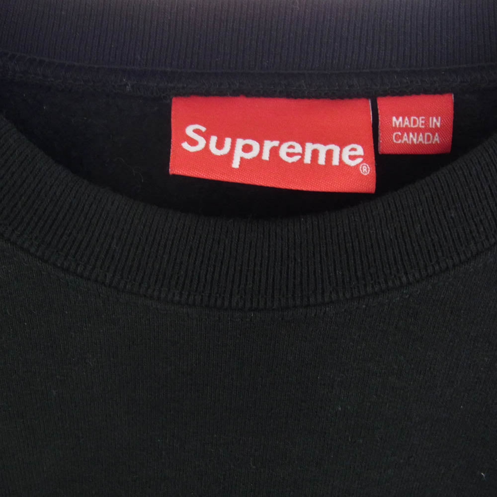 Supreme シュプリーム 22AW Box Logo Crewneck ボックス ロゴ クルーネック スウェット トレーナー ブラック系 L【中古】