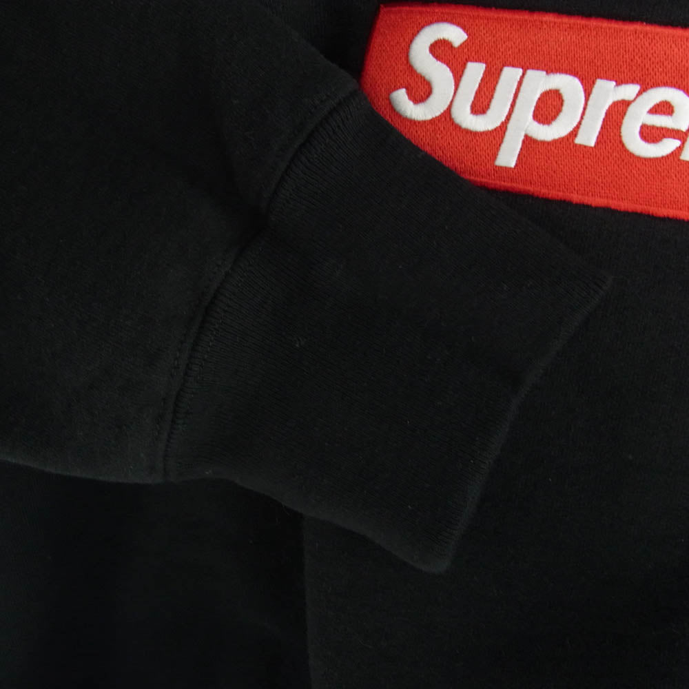 Supreme シュプリーム 22AW Box Logo Crewneck ボックス ロゴ クルーネック スウェット トレーナー ブラック系 L【中古】